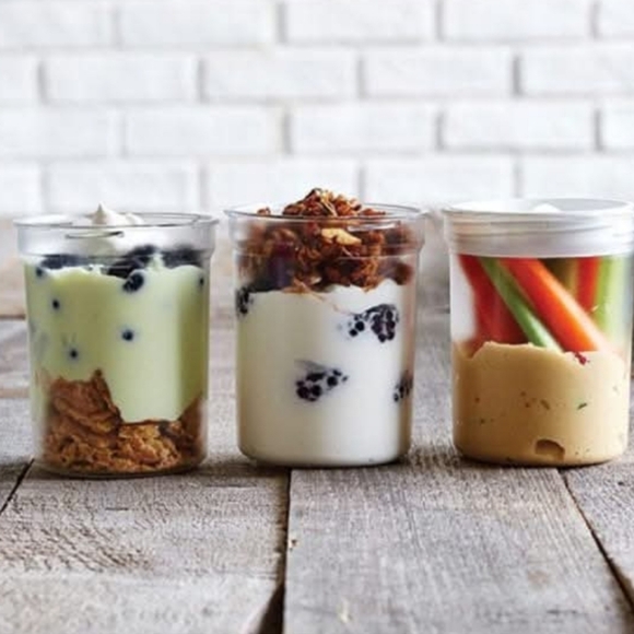 Pampered Chef Make & Take Mason Jar w/ Snack Jar And Bag - Picture 14 of 14